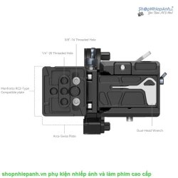thumbnail Đế chuyển đổi nhanh Smallrig Rotatable Horizontal-to-Vertical Mount Plate Kit 4244 for sony A1 FX3 A7R IV A7III A9II A7IV A7S III A7RIII A7RV FX30 - 4