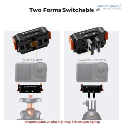 thumbnail Đế nam châm gắn tripod thao tác nhanh for Osmo action 3/4/5 Pro hiệu K&F concept (KF31.144) - 2