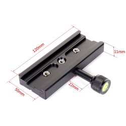 thumbnail Đế giữ quick plate 120 mm (loại khóa vặn) - 0