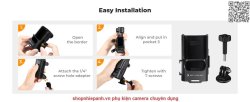 thumbnail Đế mở rộng Expansion Adapter Mount for Osmo Pocket 3 K&F concept - 4