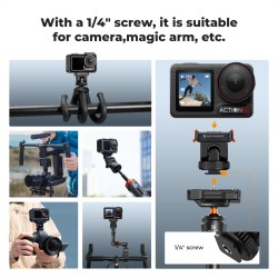 thumbnail Đế nam châm gắn tripod thao tác nhanh folded for Osmo 3/4/5 Pro hiệu K&F concept (KF31.140) - 2