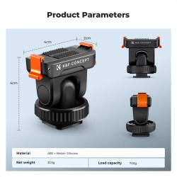 thumbnail Đế nam châm gắn tripod thao tác nhanh folded for Osmo 3/4/5 Pro hiệu K&F concept (KF31.140) - 3