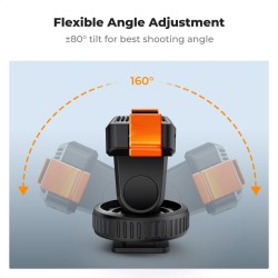 thumbnail Đế nam châm gắn tripod thao tác nhanh folded for Osmo 3/4/5 Pro hiệu K&F concept (KF31.140) - 1