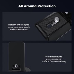 thumbnail Đế nam châm tương thích Insta 360 series action cam gopro hero hiệu K&F concept KF31.188 - 6