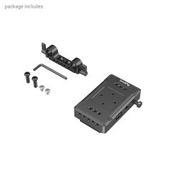 thumbnail Đế pin SmallRig V Mount Battery Adapter Plate (Basic Version) with Dual Rod Clamp 3498 - 4