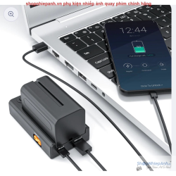 thumbnail Đế pin ZGCINE NP-F01 Battery Charger Adapter - 5