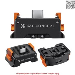 thumbnail Đế sạc Osmo Pocket 3 tích hợp đế plate Arca swiss hiệu K&F concept - 0