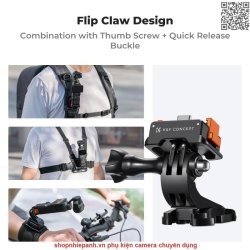 thumbnail Đế sạc Osmo Pocket 3 tích hợp đế plate Arca swiss hiệu K&F concept - 4