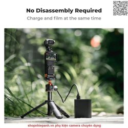 thumbnail Đế sạc Osmo Pocket 3 tích hợp đế plate Arca swiss hiệu K&F concept - 5