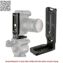 thumbnail Đế thép L bracket universal arca swiss đa năng for tripod gimbal ballhead LP-U03 - 1