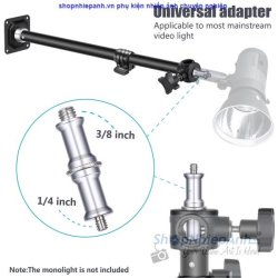 thumbnail Đế treo tường / trần cho đèn studio - 2