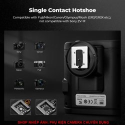 thumbnail Đèn Flash K&F CONCEPT  KF-M01 Mini On-Camera Flash GN12 5600K  2000mAh 500shot - 1