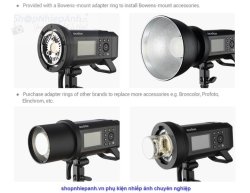thumbnail Đèn flash ngoại cảnh GODOX AD400 PRO - 5
