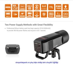 thumbnail Đèn flash ngoại cảnh GODOX AD400 PRO - 6