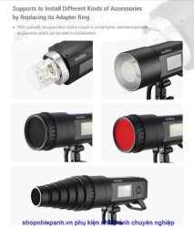 thumbnail Đèn flash ngoại cảnh GODOX AD400 PRO - 4