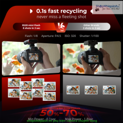 thumbnail Đèn Flash  Smallrig RS20 mini Speedlite 5374 - 3