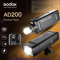 thumbnail Đèn Godox AD200 pocket flash TTL - 5