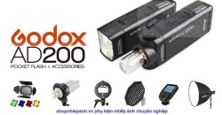 thumbnail Đèn Godox AD200 pocket flash TTL - 6