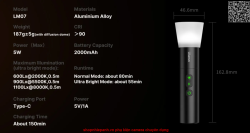 thumbnail Đèn led cầm tay Ulanzi LM07 2000K-5500K-8000K và tích pin - 8