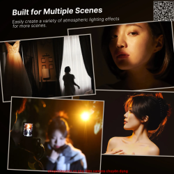 thumbnail Đèn led cầm tay Ulanzi LM07 2000K-5500K-8000K và tích pin - 6