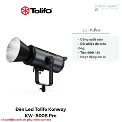 thumbnail Đèn Led Tolifo Konway KW-500B Pro không chóa - 0