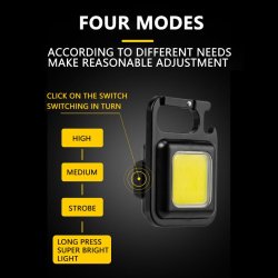 thumbnail Đèn led mini COB rechargeable key light - 3