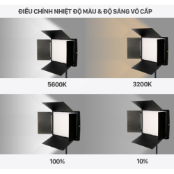 thumbnail Đèn LED Pro U800+ RGB chụp ảnh sản phẩm kèm chân đứng - 4