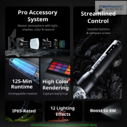 thumbnail Đèn led tạo hiệu ứng cầm tay SmallRig RF 05B  2600mAh 5785 - 12