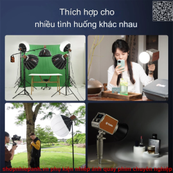 thumbnail Đèn Led Tolifo PL-100B Bi color 100W (combo túi+nguồn cắm điện) type C PD 4500mah 12FX - 8