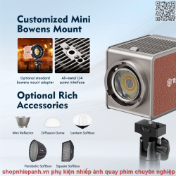 thumbnail Đèn Led Tolifo PL-100B Bi color 100W (combo túi+nguồn cắm điện) type C PD 4500mah 12FX - 6