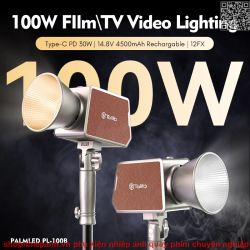 thumbnail Đèn Led Tolifo PL-100B Bi color 100W (combo túi+nguồn cắm điện) type C PD 4500mah 12FX - 0