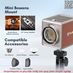 thumbnail Đèn Led Tolifo PL-100RGB 100W (combo túi và nguồn cắm) type C PD 4500mah 12FX - 4