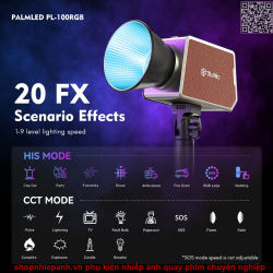 thumbnail Đèn Led Tolifo PL-100RGB 100W (combo túi) type C PD 4500mah 20FX - 4