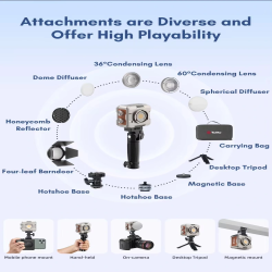 thumbnail Đèn Led Tolifo PL-40RGB 40W 2700K-6500K (bản full combo) - 9