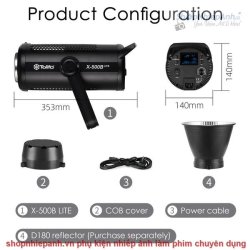thumbnail Đèn Led Tolifo X-500B Lite 2700K-6500K  (460w) - 4