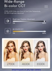 thumbnail Đèn Led Tolifo X-600B Pro (600W) kèm chóa - 8