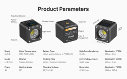 thumbnail Đèn Led Ulanzi L2 bi color COB light - 2