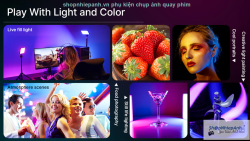 thumbnail Đèn Led Ulanzi LT002 7in RGB LED Video Light B01002 - 7