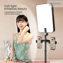 thumbnail Đèn Led YY-3 dạng cặp xếp gọn tích hợp chân và 2 kẹp điện thoại siêu tiện lợi - 6