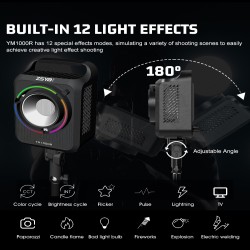 thumbnail Đèn LED ZSYB MINI YM1000R - RGB 200W - 4