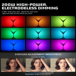 thumbnail Đèn LED ZSYB MINI YM1000R - RGB 200W - 2