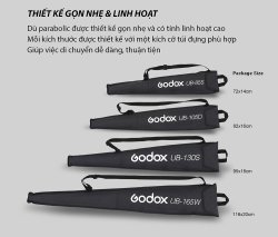 thumbnail Dù phản trắng Godox White Parabolic Umbrella UB-85W - 1