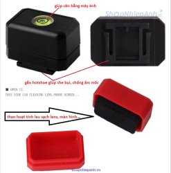 thumbnail Dụng cụ che hotshoe và lau lens lcd đa năng - 2