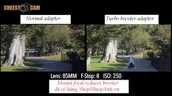 thumbnail EOS-M4/3 focal reducer speed booster - 1