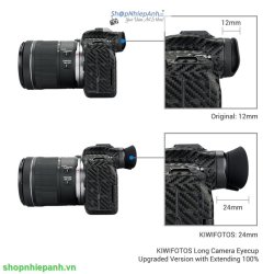 thumbnail Eyecup che nắng Kiwi KE-R5 for Canon EOS R5 R5c R6 R6ii - 7