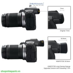 thumbnail Eyecup che nắng Kiwi KE-R7 for Canon EOS R7 - 8