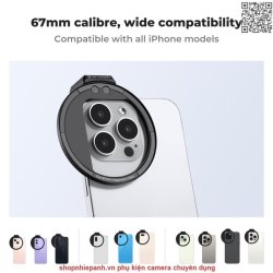 thumbnail Filter Adapter ring nam châm size 67 for smartphone - 3