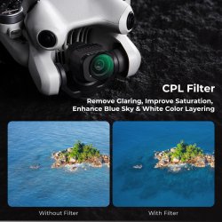 thumbnail Filter CPL Nano-X for DJI Drone Mini 4 Pro UV AGC Japanese 28 layers Glass K&F concept KF01.2497 - 1