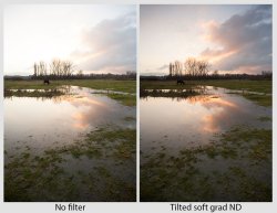 thumbnail filter Gradual ND8 Green.L optical glass Japan - 3