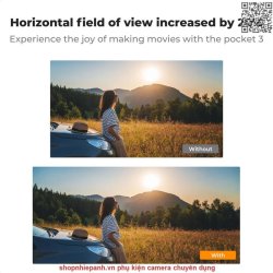 thumbnail Filter K&F concept 1.2X Anamorphic Widescreen Cinematic Blue Streak Effect  Lens for DJI Osmo Pocket 3 AGC Japanese 28 layers nano HD Glass(KF01.2700) - 2